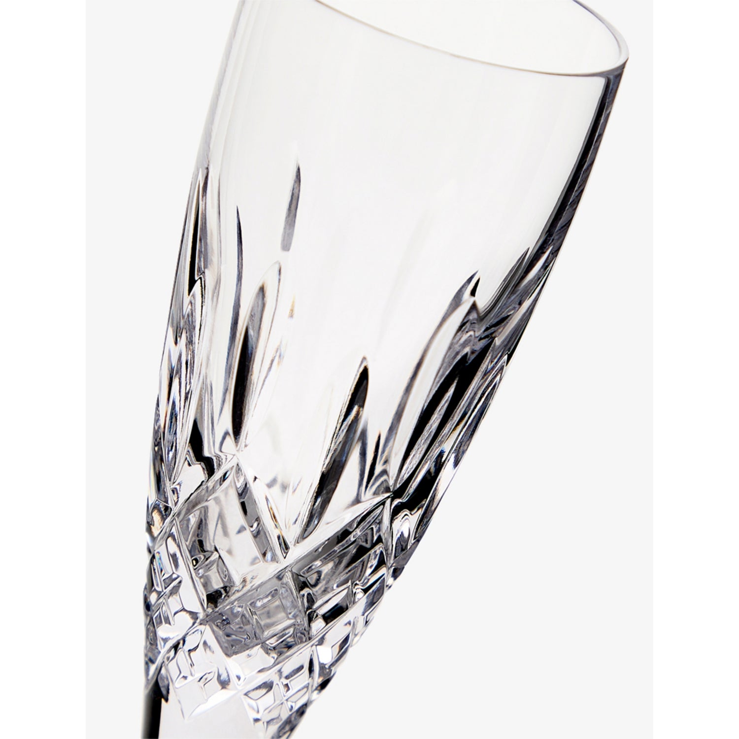 Royal Doulton Ashmere crystal flute set, 140ml, imported from the UK