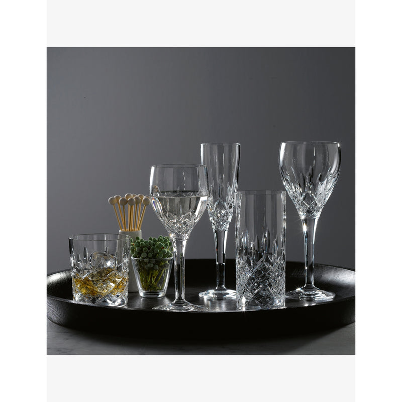 Royal Doulton Ashmere crystal flute set, 140ml, imported from the UK