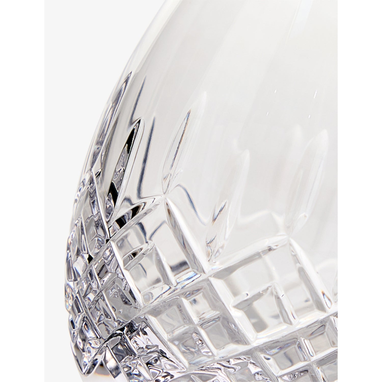 Royal Doulton Ashmere crystal rum glasses set of two 560ml, UK version
