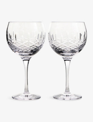 Royal Doulton crystal gin balloon glasses set of two 470ml, UK version