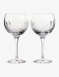 Royal Doulton crystal gin balloon glasses set of two 470ml, UK version