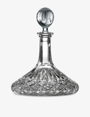 Royal Doulton Ashmere Ships crystal glass decanter 1000ml, imported from the UK