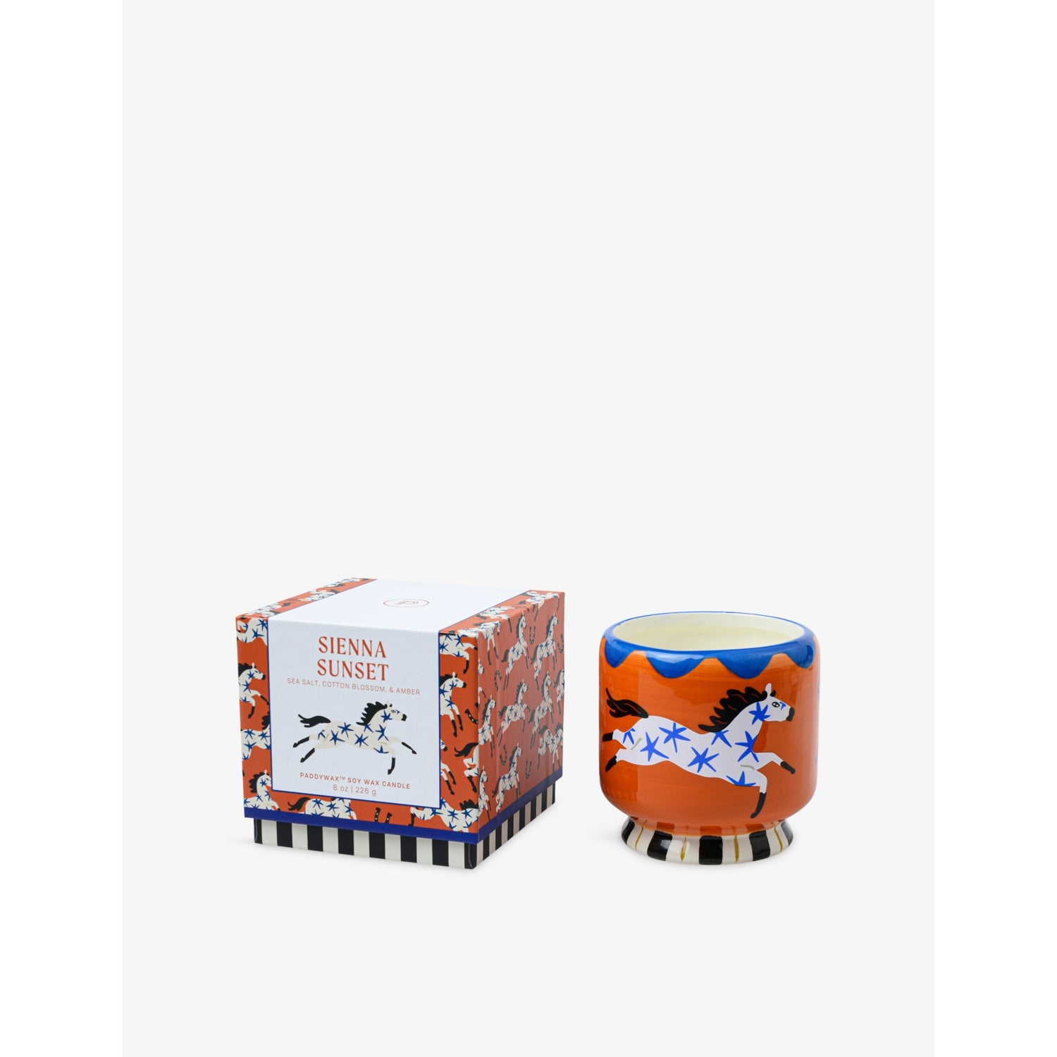 Paddywax Sienna Sunset ceramic scented candle 226g (British brand)