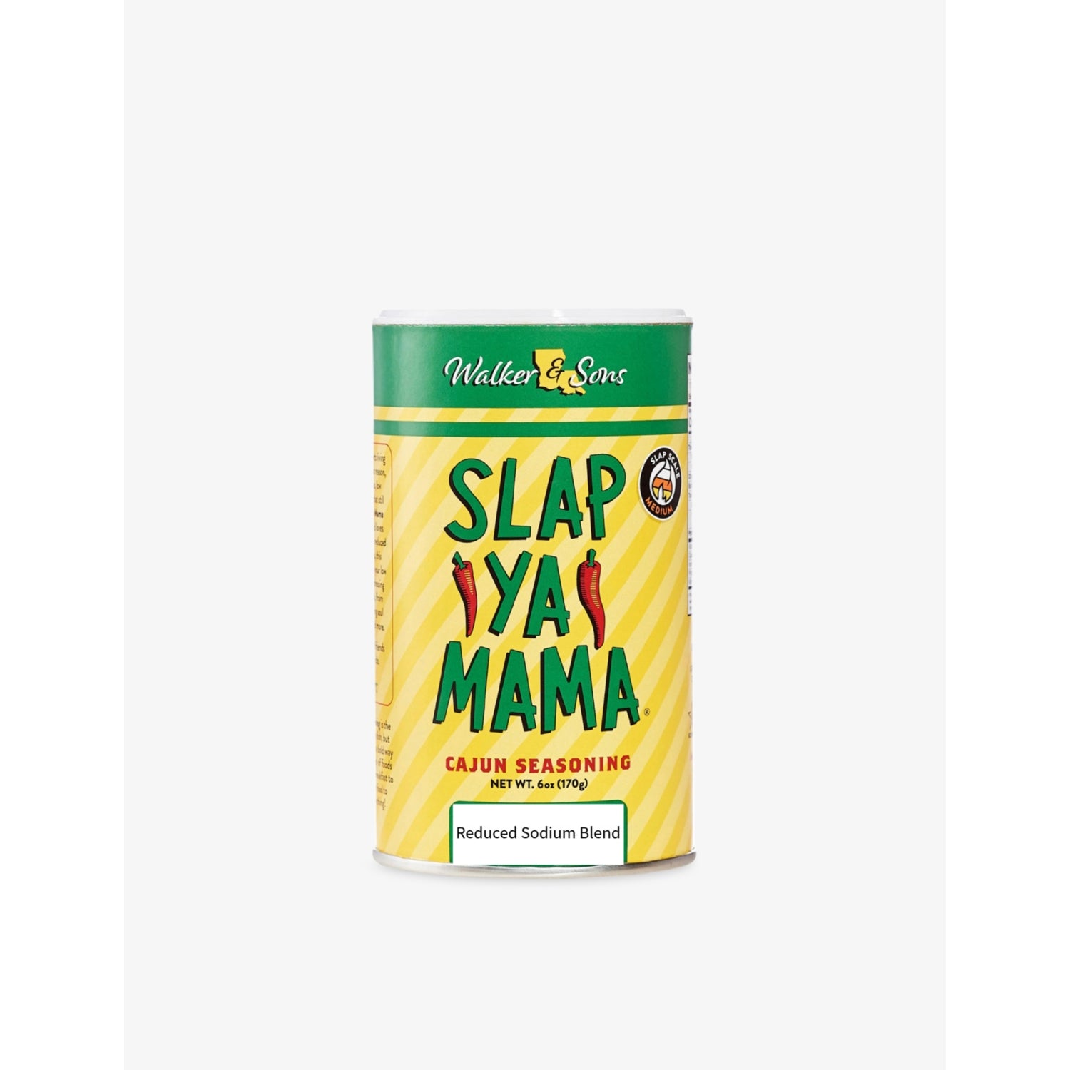 Slap Ya Mama reduced sodium Cajun seasoning 170g, imported from the UK