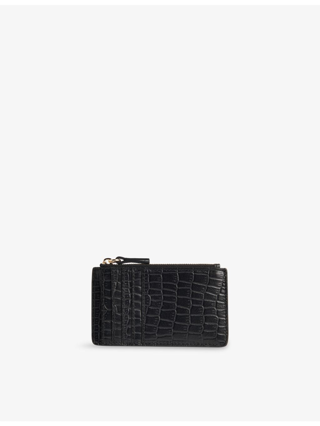 Whistles mock-croc leather purse 12cm, imported from the UK