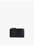 Whistles mock-croc leather purse 12cm, imported from the UK