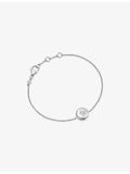 Astley Clarke sterling silver locket bracelet with white sapphire - British product