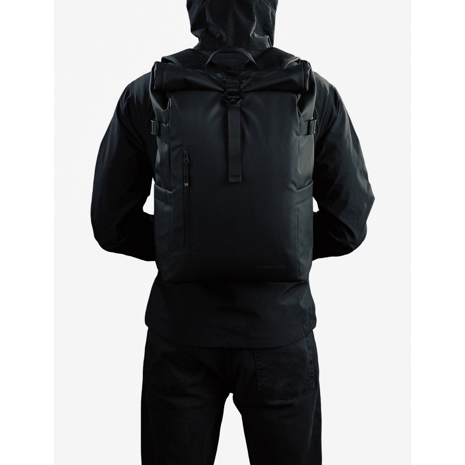 Stubble & Co roll top woven backpack 20L, UK version