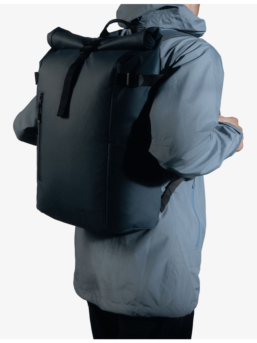 Stubble & Co roll top woven backpack 20L (British brand)