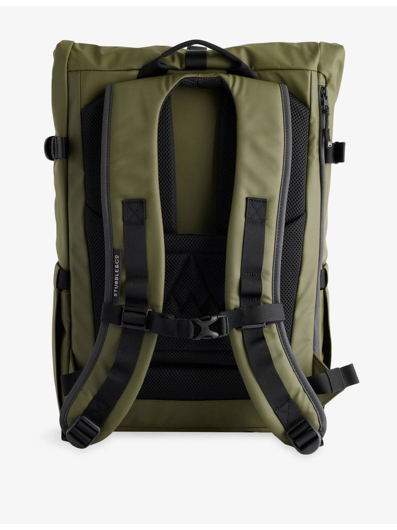 Stubble & Co woven roll top backpack 20L (British brand)