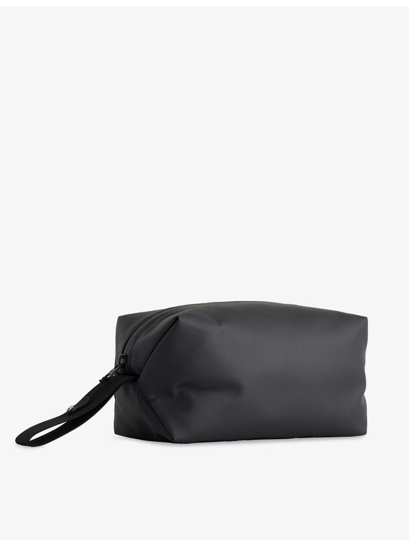 Stubble & Co logo-print waterproof woven wash bag - British product