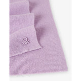 Benetton logo-plaque wool blend scarf 8-9 years, UK version