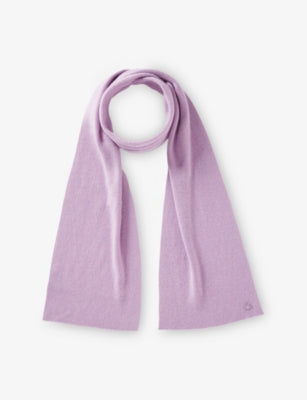 Benetton Logo-Plaque Wool Blend Scarf 8-9 Years