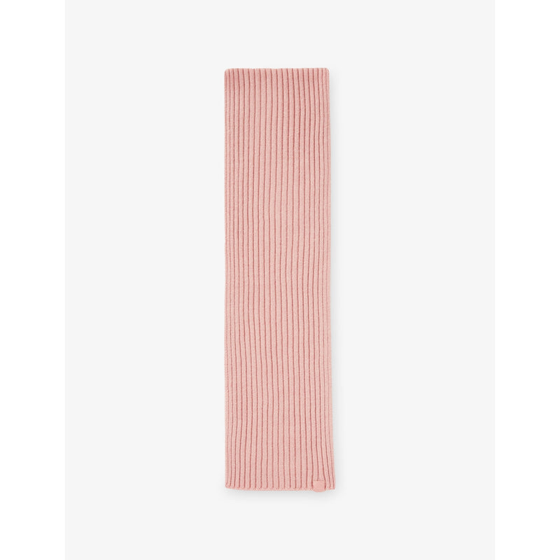 Benetton logo-patch wool blend scarf 3-4 years, imported from the UK