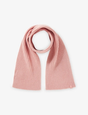 Benetton logo-patch wool blend scarf 3-4 years, imported from the UK
