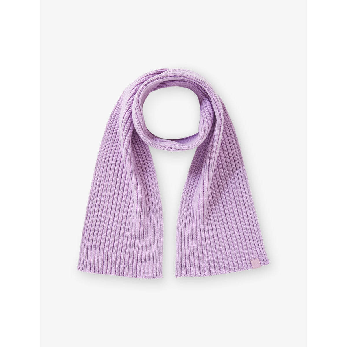 Benetton Logo-Patch Wool Blend Scarf 3-4 Years