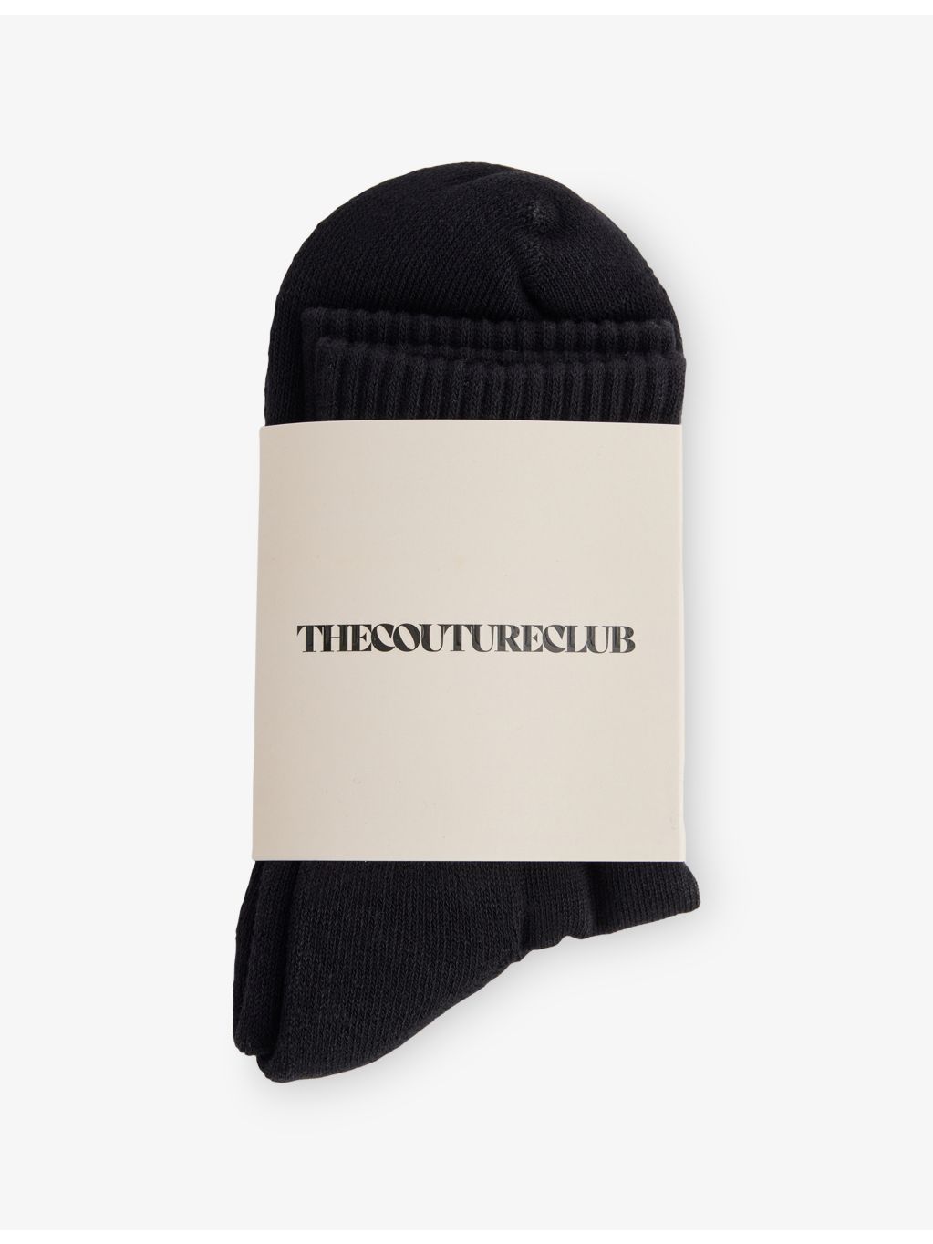 Couture Club Emblem cotton-blend socks, mid-calf, UK version