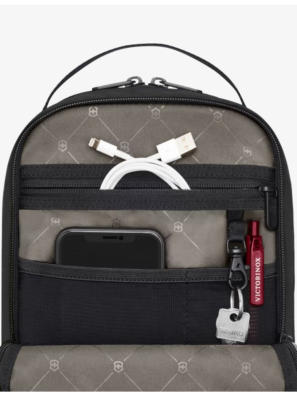 Victorinox woven cross-body bag 6L travel essential, imported from the UK