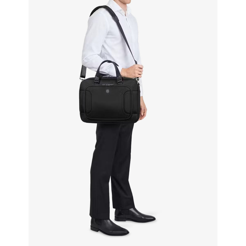 Victorinox Werks Traveler 7.0 Deluxe Woven Briefcase, imported from the UK