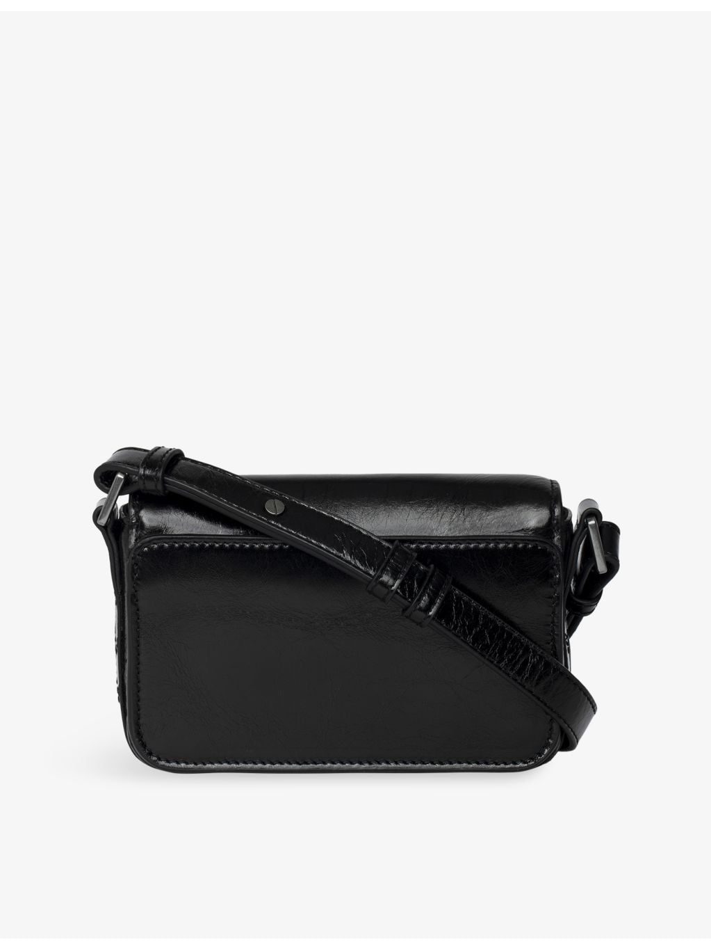Zadig&Voltaire Le Zazi patent-leather shoulder bag, imported from the UK