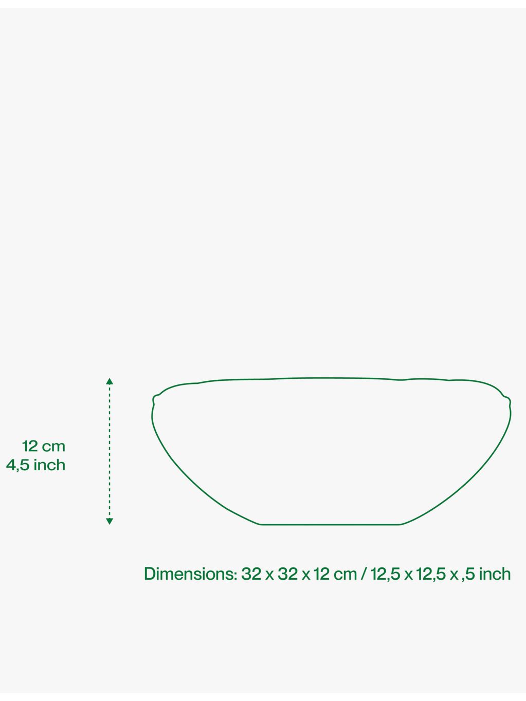 Home Studyo Mick ceramic bowl 32cm, UK version