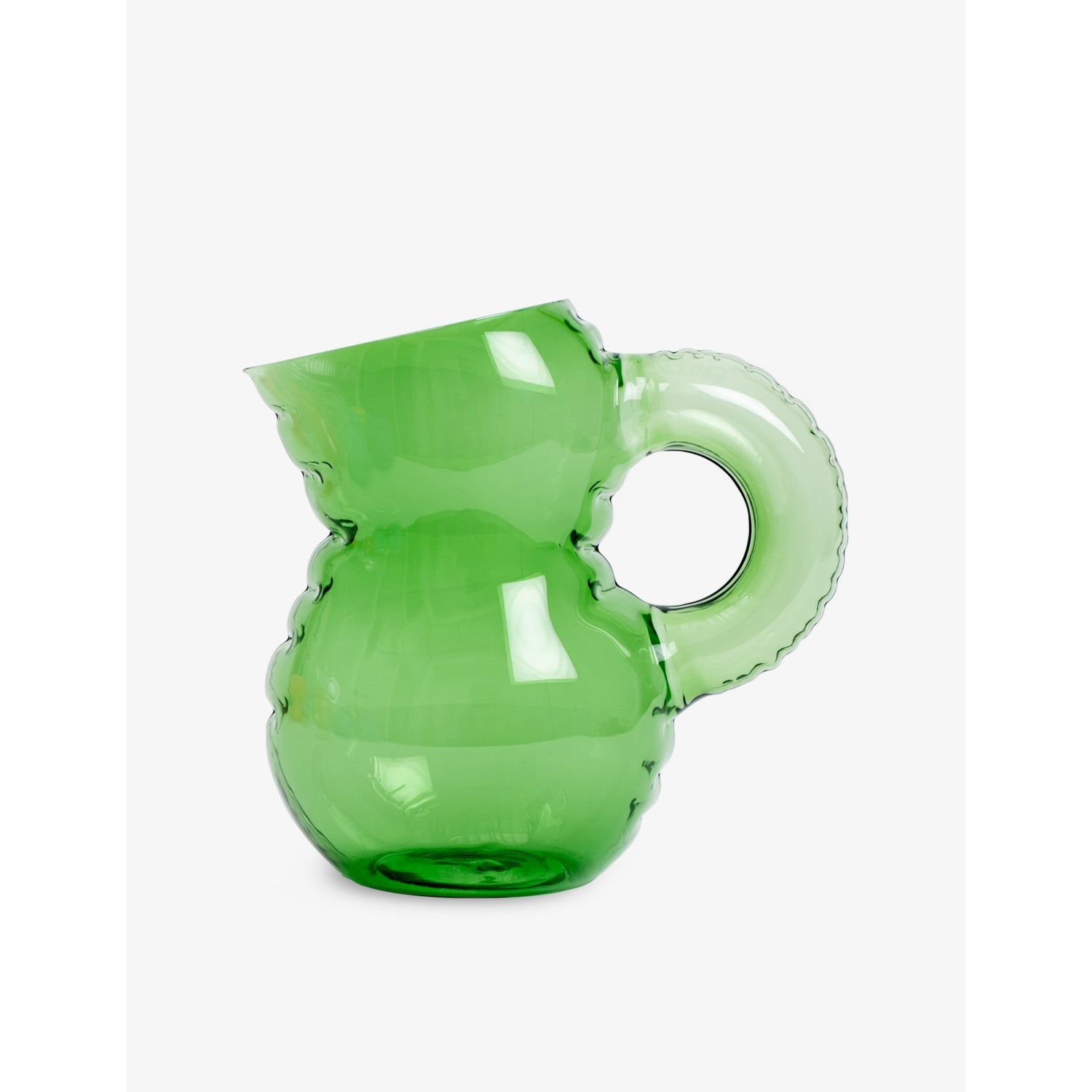 Emily Glass Jug - Clear Glass
