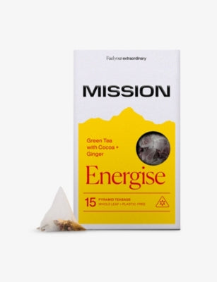 Mission green tea with cocoa and ginger 30g - British product
