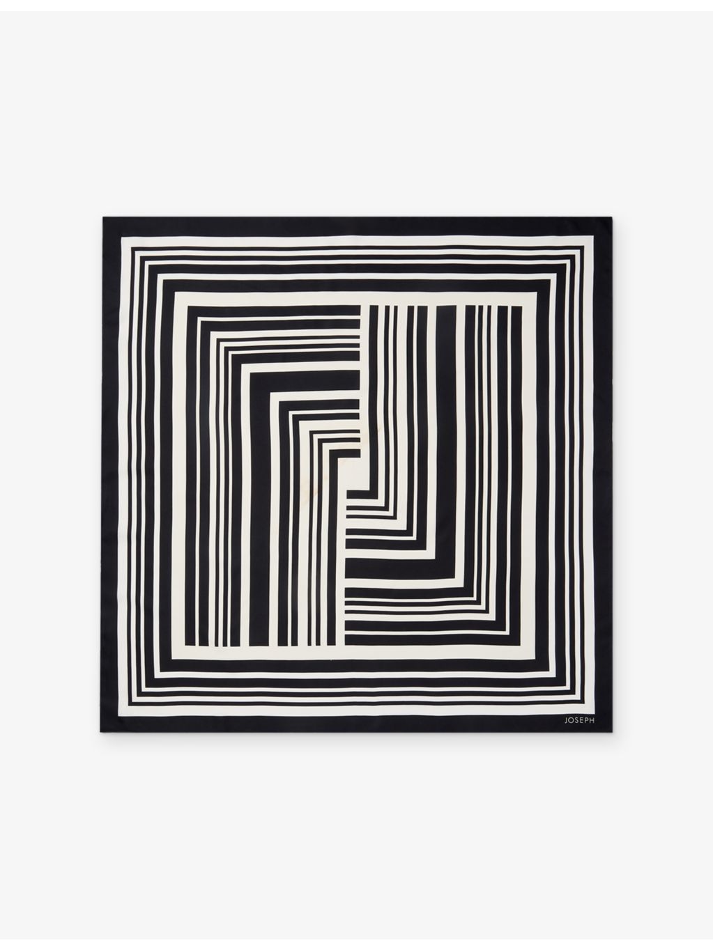 Joseph striped silk scarf 90cm x 90cm square, UK version