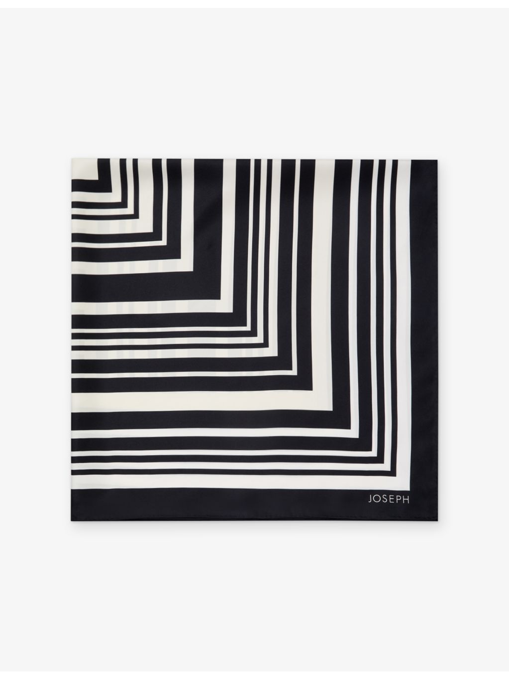 Joseph striped silk scarf 90cm x 90cm square, UK version
