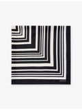 Joseph striped silk scarf 90cm x 90cm square, UK version