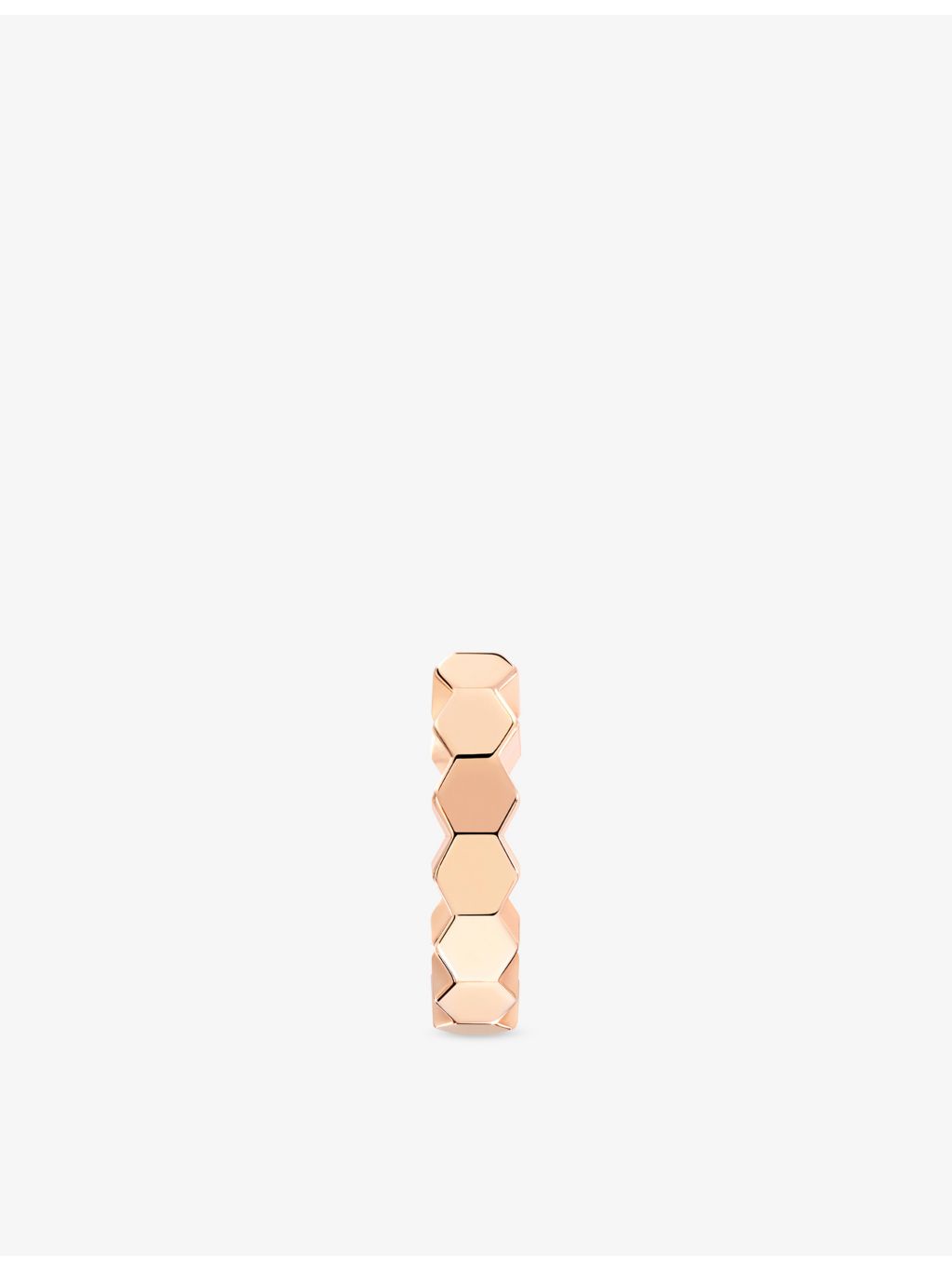 Chaumet 18ct rose gold hoop earrings 11mm, imported from the UK