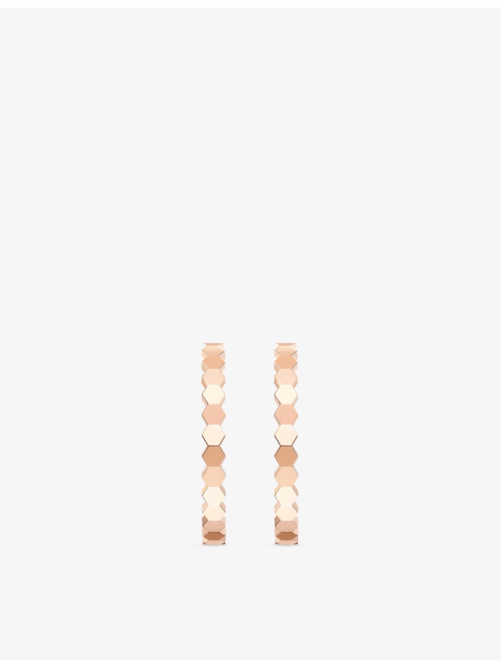 Chaumet hoop earrings 18ct rose gold, imported from the UK