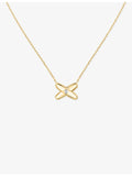 Chaumet 18ct yellow gold diamond pendant necklace (British brand)