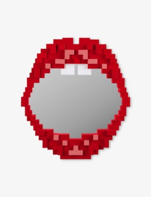 Seletti pixel mouth glass mirror 50cm, imported from the UK