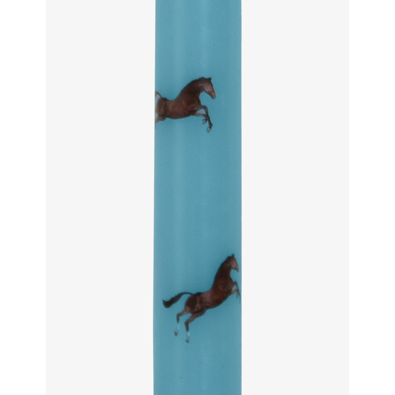 Seletti set of two horse pattern wax candles 27cm, UK version
