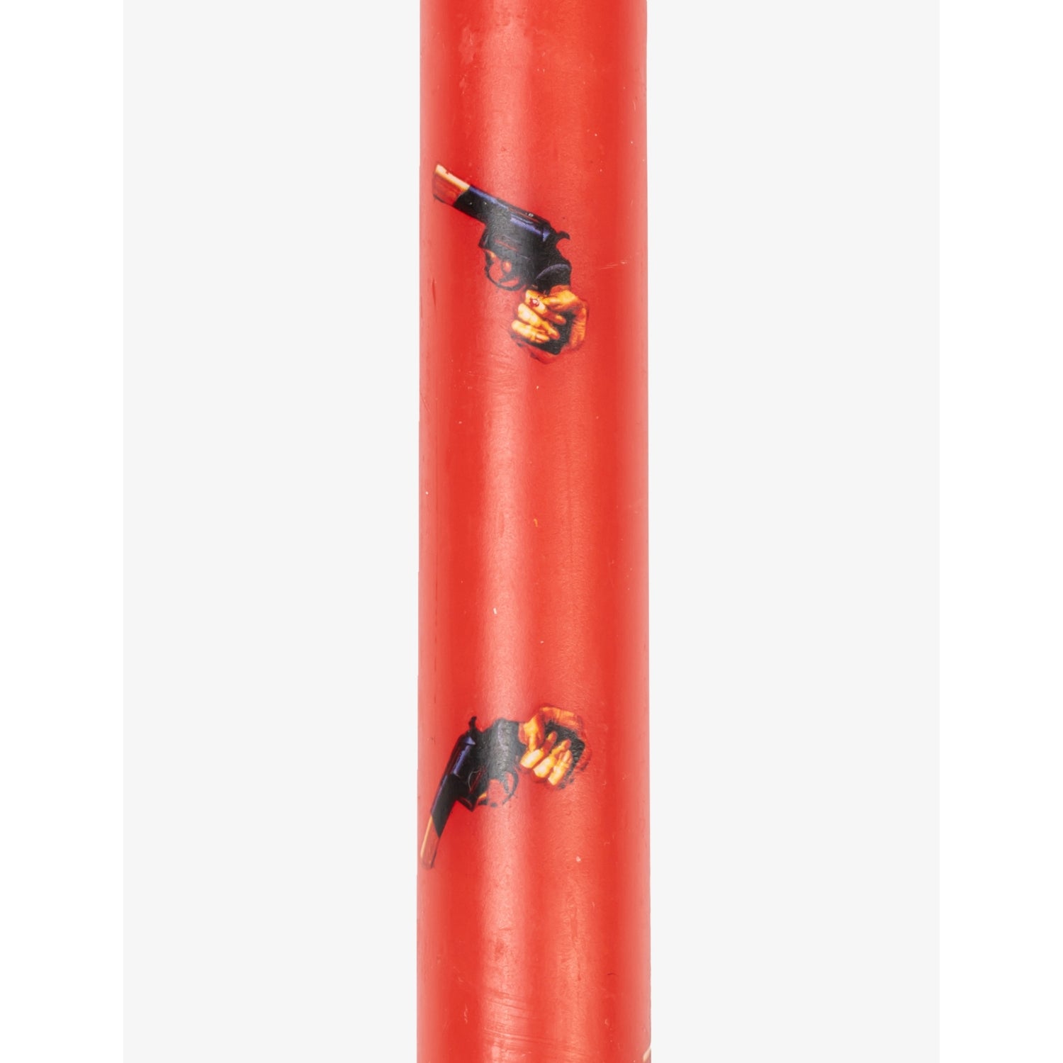 Seletti wax candles revolver pattern set of two 27cm (British brand)