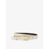 Mila Mini Leather Belt - BLACK - XS