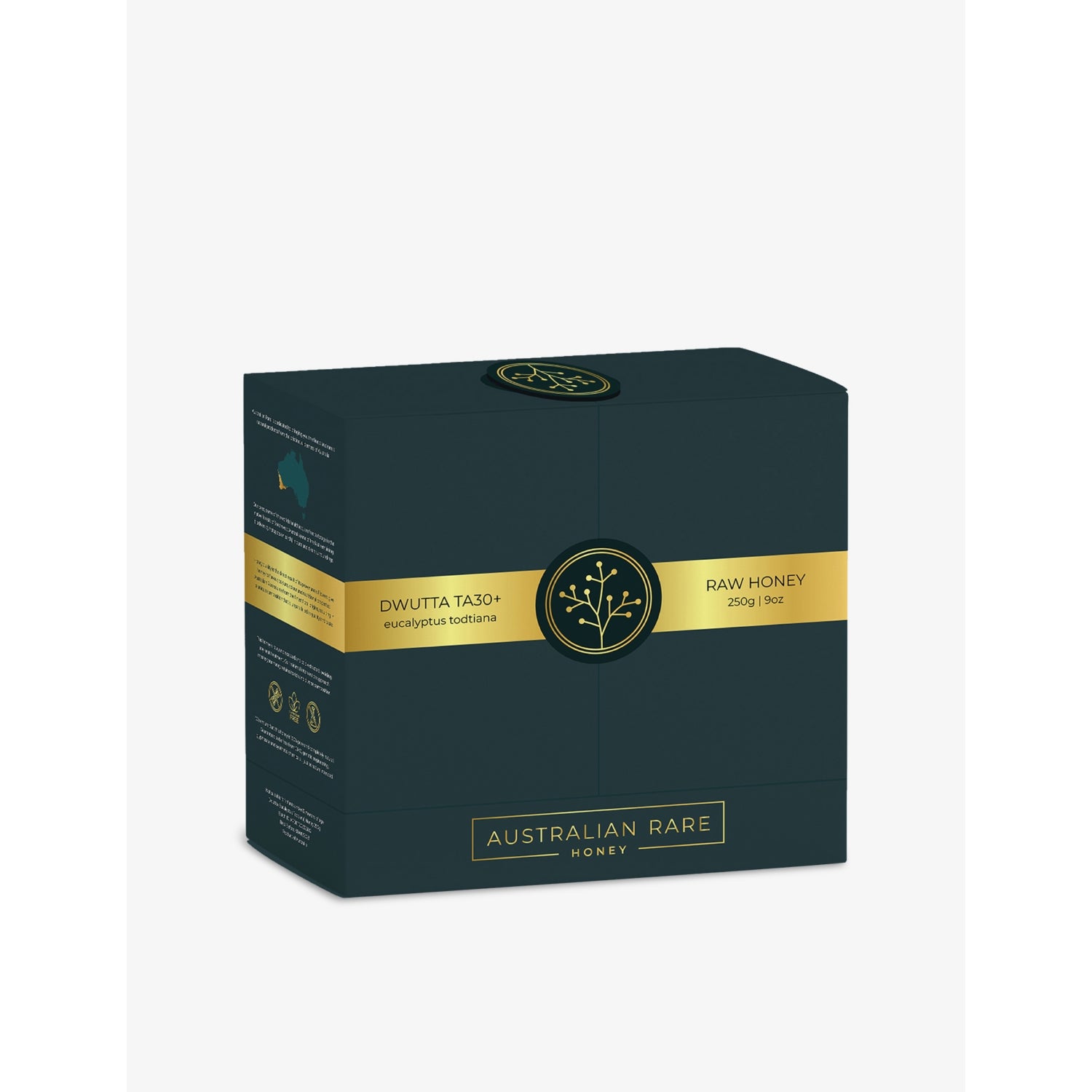 Australian Rare Dwutta TA30+ honey 250g, UK version