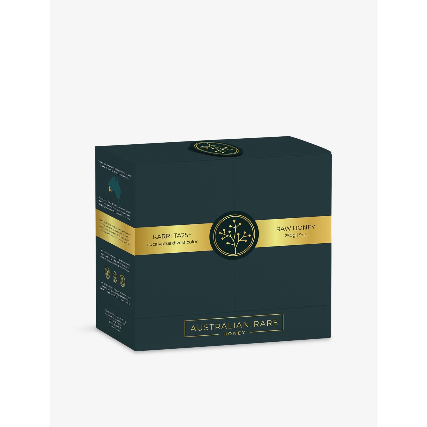Australian Rare Karri TA25+ honey 250g, UK version