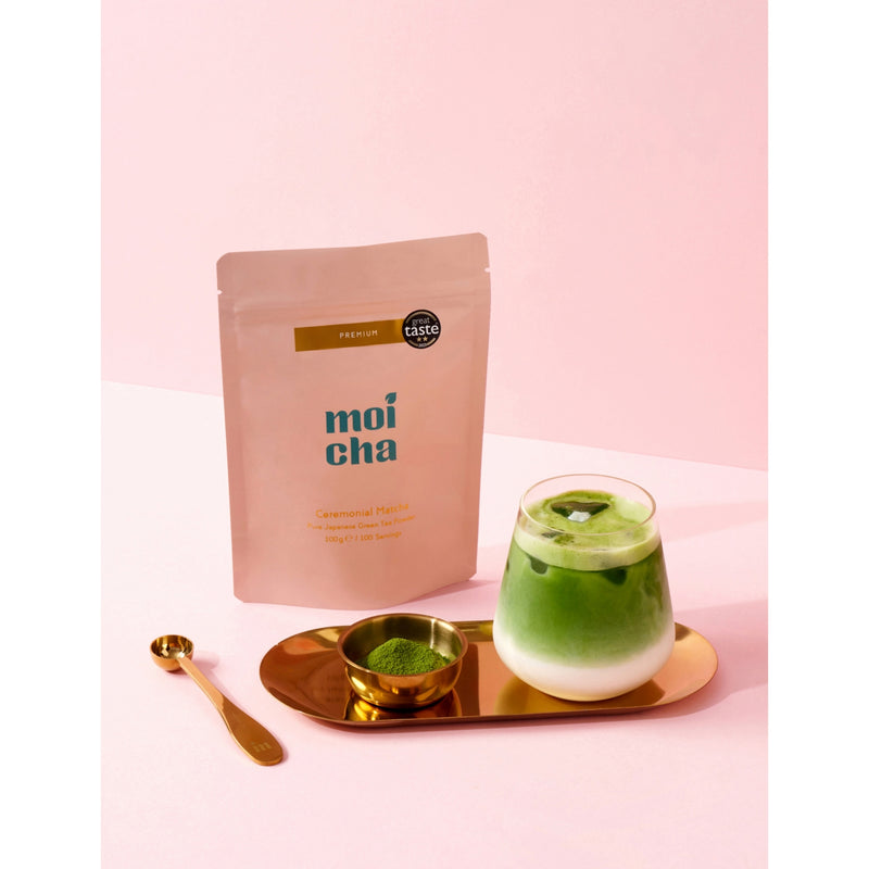 Moicha ceremonial matcha green tea powder 100g (British brand)