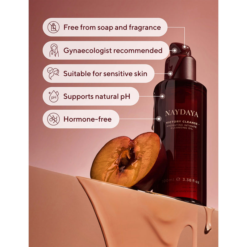 NAYDAYA Victory Cleanse intimate cleansing oil 100ml, imported from the UK