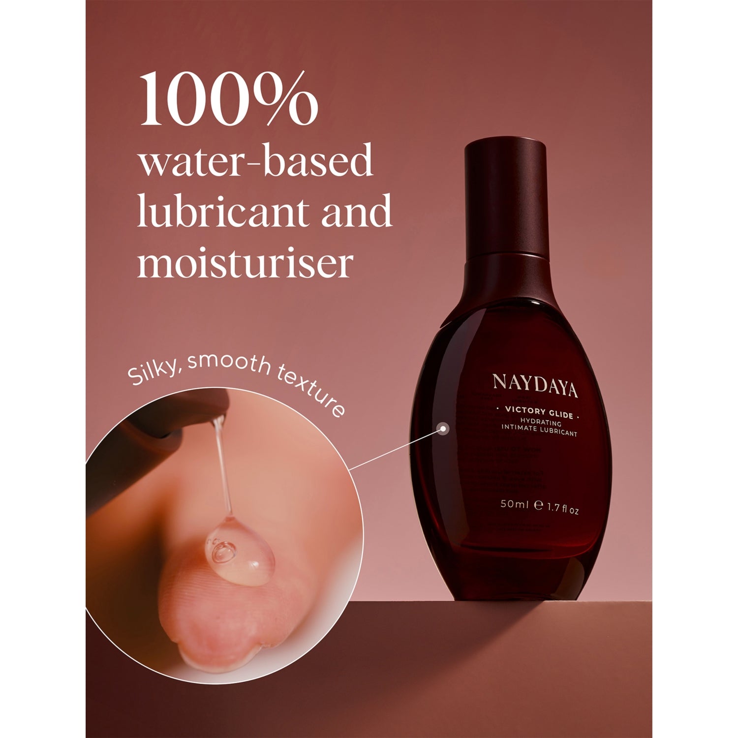 NAYDAYA Victory Glide hydrating intimate lubricant 50ml, UK version