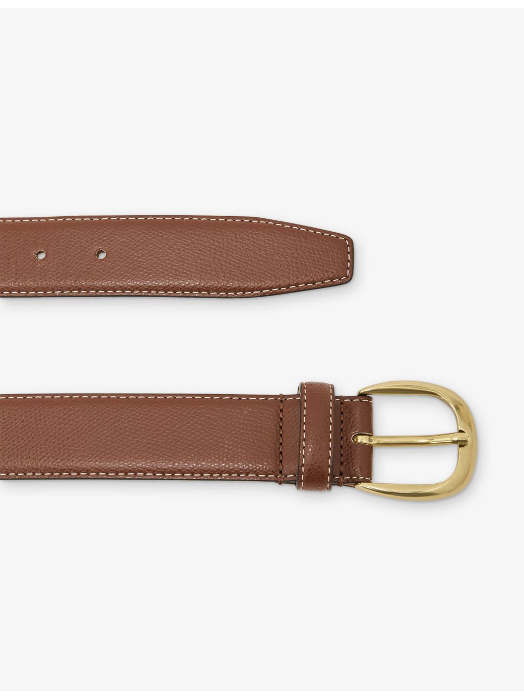 Reiss Pierce pebble leather belt 3cm - British product