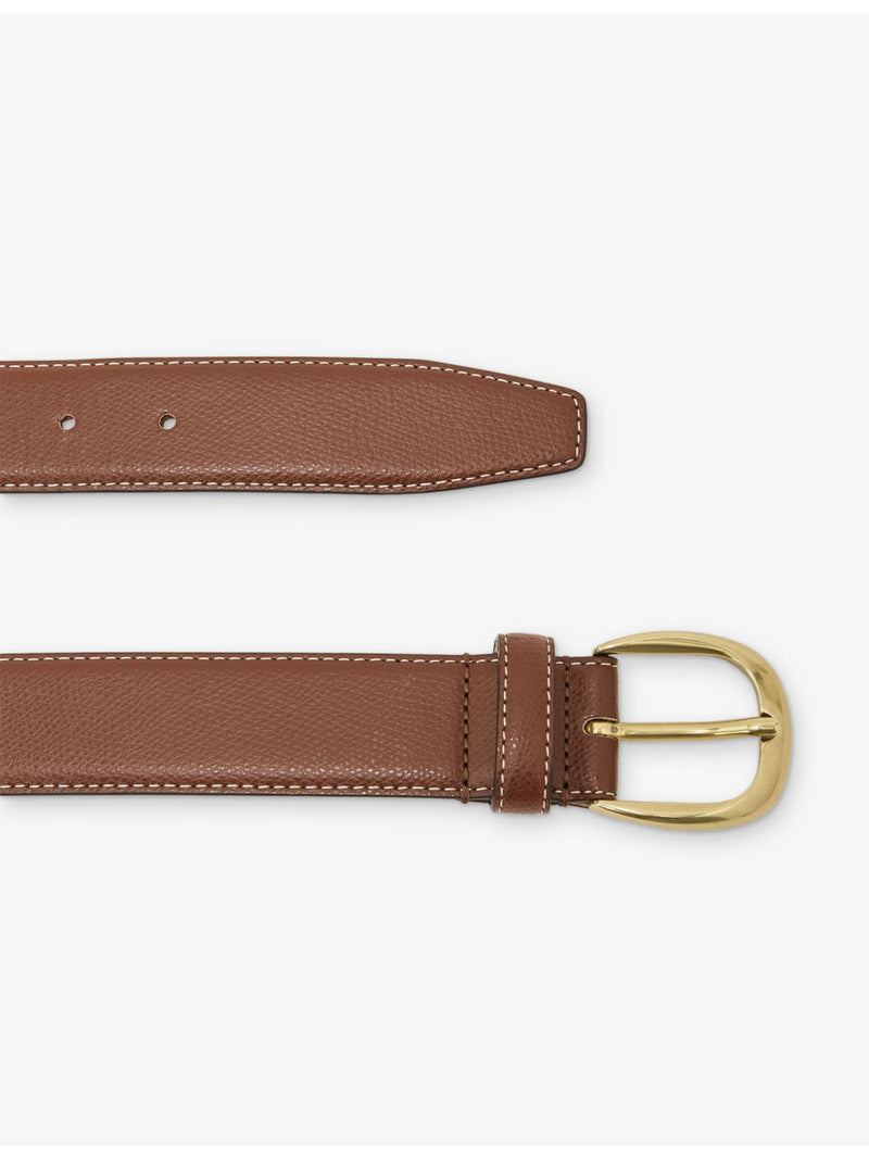 Reiss Pierce pebble leather belt 3cm - British product