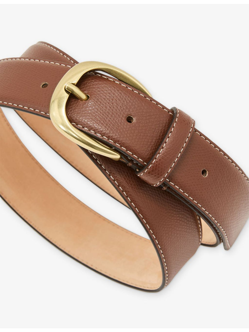 Reiss Pierce pebble leather belt 3cm - British product