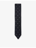 Reiss Punto Spot knitted silk tie (British brand)