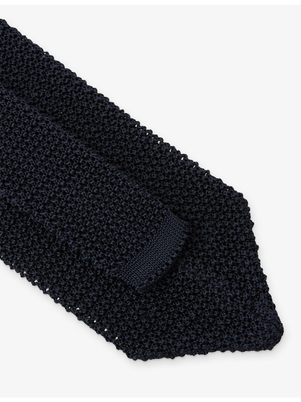 Reiss Punto Spot knitted silk tie (British brand)