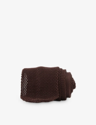 Reiss Punto Knitted Silk Tie
