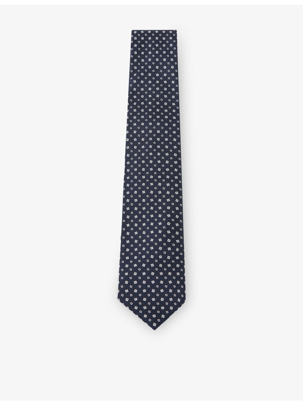 Reiss Dario micro-square silk-blend tie, UK version