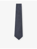 Reiss Dario micro-square silk-blend tie, UK version